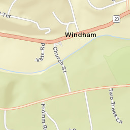 Windham New York Street Map