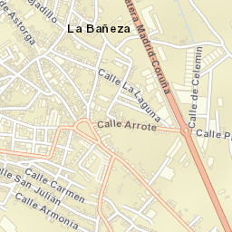 La Bañeza Street Map