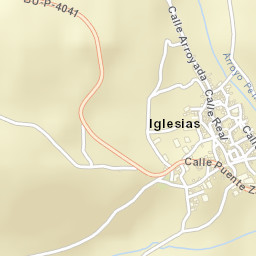 Iglesias Street Map