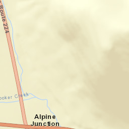 Alpine Junction New York Street Map