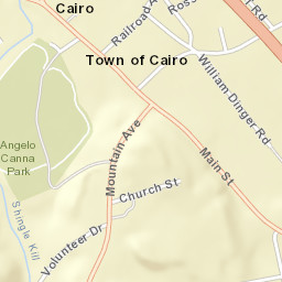 Cairo New York Street Map