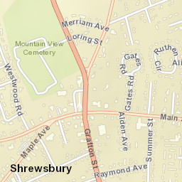 Shrewsbury Street Map