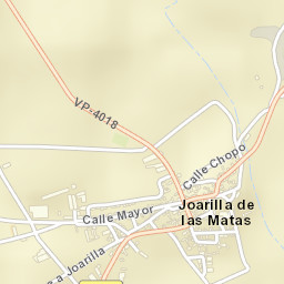 Joarilla de las Matas Street Map