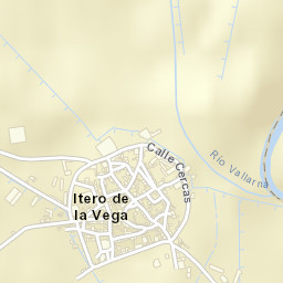Itero de la Vega Street Map