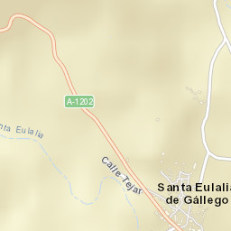Santa Eulalia de Gállego Street Map
