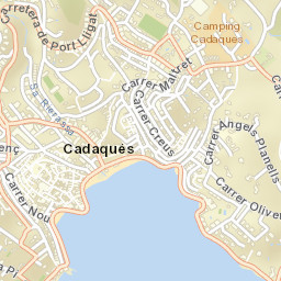 Cadaqués Street Map