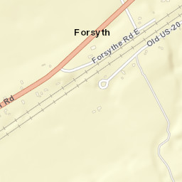 Forsyth New York Street Map