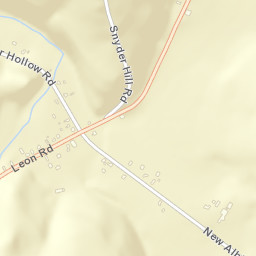 New Albion New York Street Map