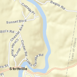 Stottville New York Street Map