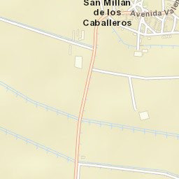San Millán de los Caballeros Street Map