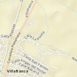 Villafranca Street Map