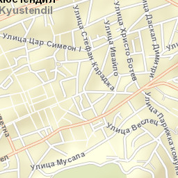 Kyustendil Street Map