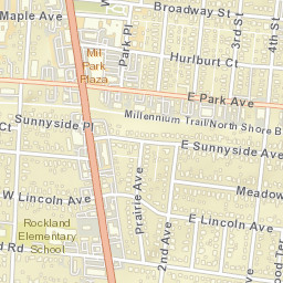 201-289 E Rockland Rd, Libertyville, IL Street Map