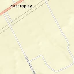 East Ripley New York Street Map