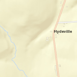 Hydeville New York Street Map