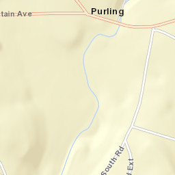 Purling New York Street Map
