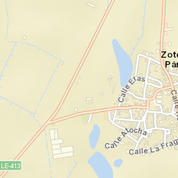 Zotes del Páramo Street Map
