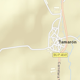 Tamarón Street Map