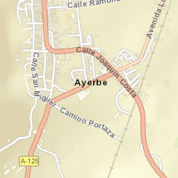 Ayerbe Street Map