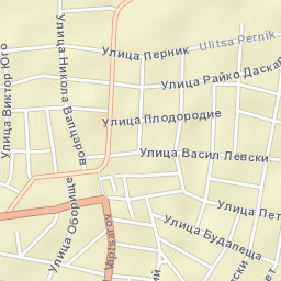Rakovski Street Map