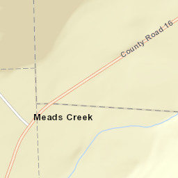 Meads Creek New York Street Map