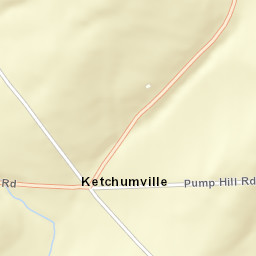 Ketchumville New York Street Map