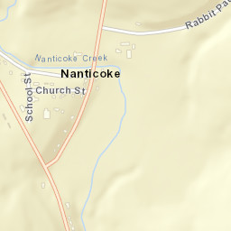 Nanticoke New York Street Map