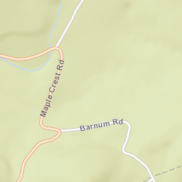 Maplecrest New York Street Map