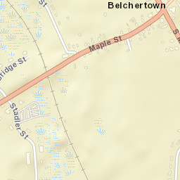 Belchertown Street Map