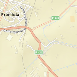 Frómista Street Map