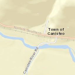 Canisteo Center New York Street Map