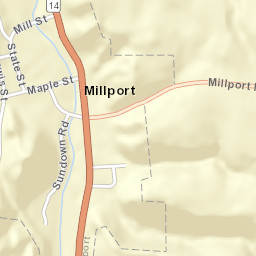 Millport New York Street Map