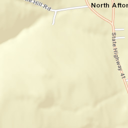 North Afton New York Street Map