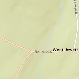 West Jewett New York Street Map