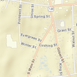 North Brookfield Street Map