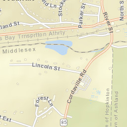 Cordaville Street Map