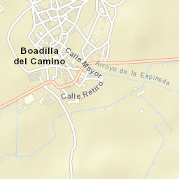 Boadilla del Camino Street Map