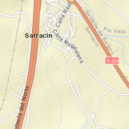 Saldaña de Burgos Street Map