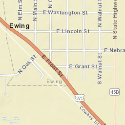 101-199 East Nebraska Street, Ewing, NE Street Map