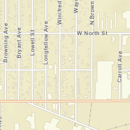 1627 West North Street, Jackson, MI 49202 Street Map