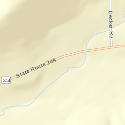 Phillips Creek New York Street Map