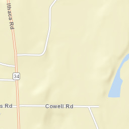 North Spencer New York Street Map