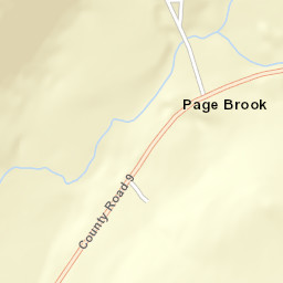 Page Brook New York Street Map