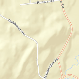 Mellenville New York Street Map