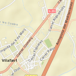Vilafant Street Map