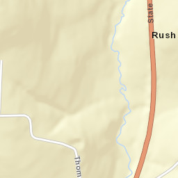Rush Run New York Street Map