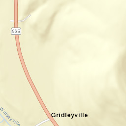 Gridleyville New York Street Map