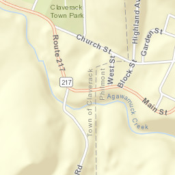 Philmont New York Street Map