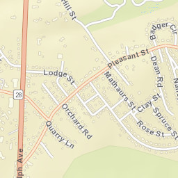 Milton Street Map