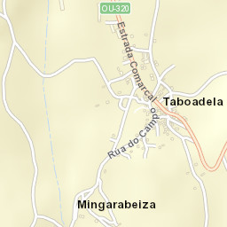 Taboadela Street Map